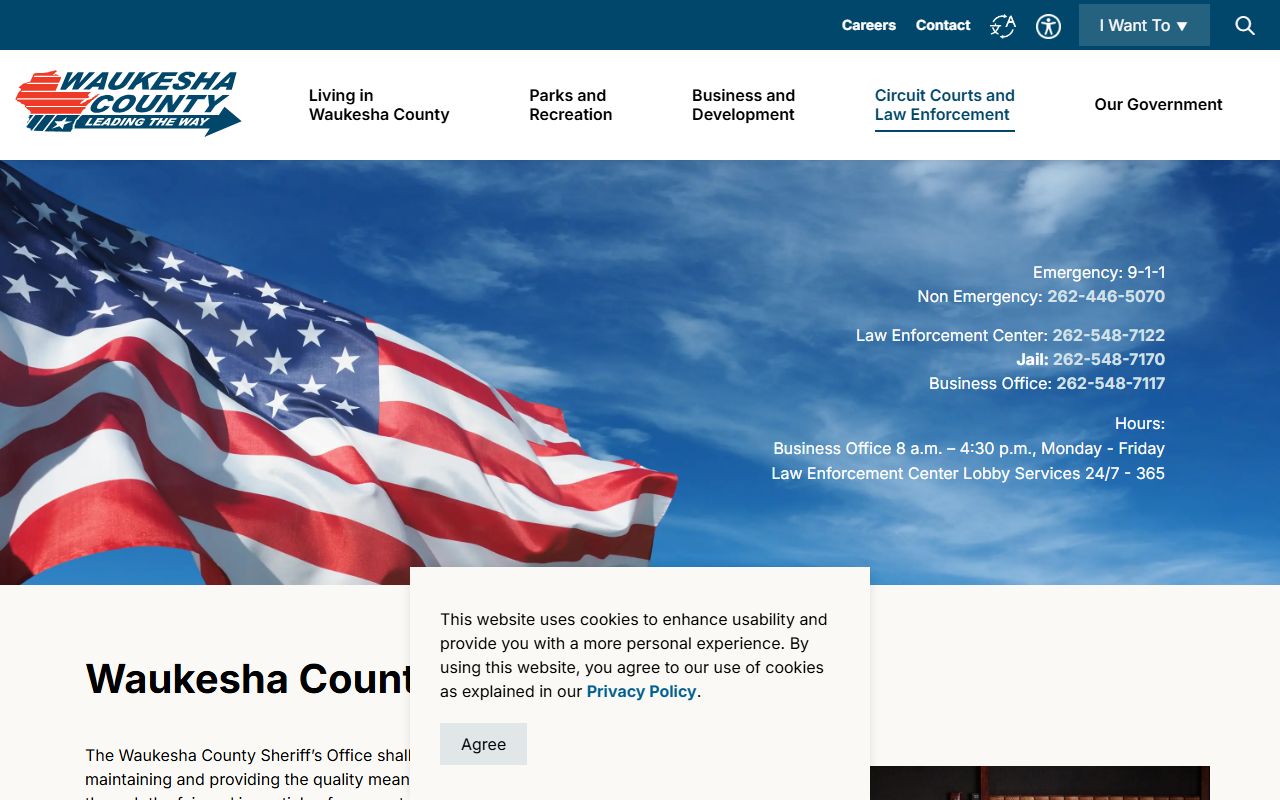 Waukesha bench warrants sheriff office image